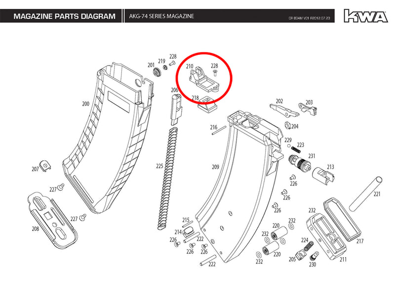 KWA - AKG - Replacement Parts