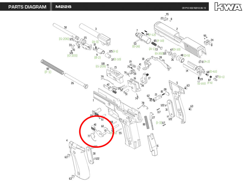 KWA - M226 - Replacement Parts