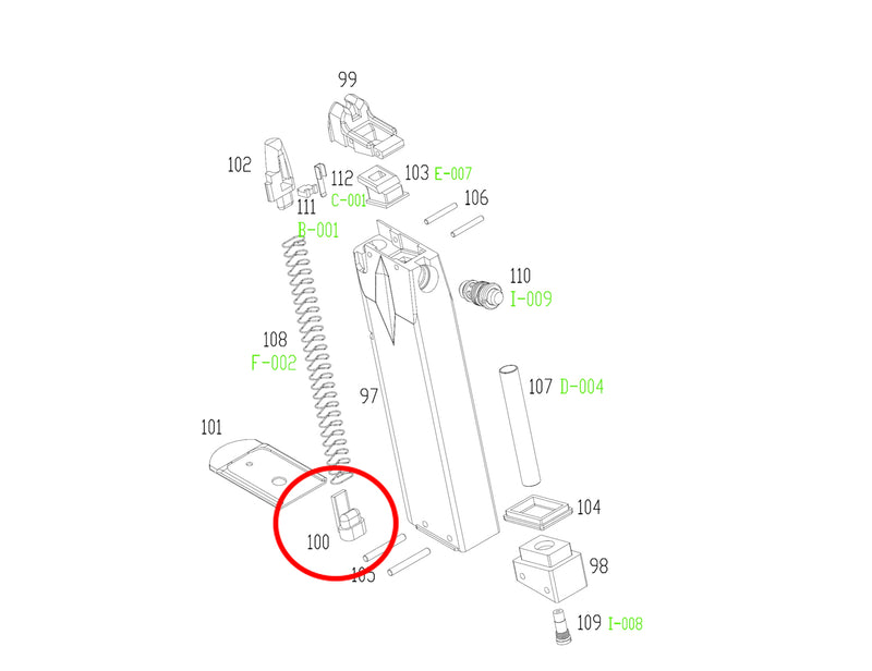 KWA - M226 - Replacement Parts