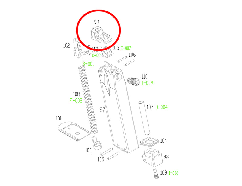 KWA - M226 - Replacement Parts