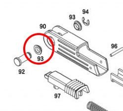 KWA - HK MP7A1 GBB OEM Replacement Parts