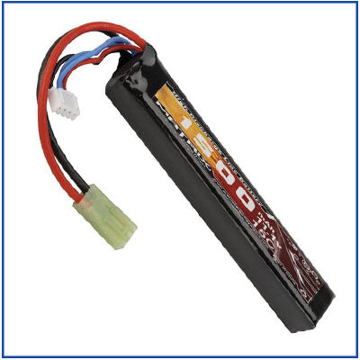 Matrix 7.4/11.1v 1500mAh 15c Stick LiPo