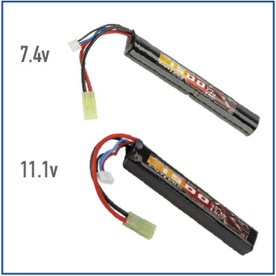 Matrix 7.4/11.1v 1500mAh 15c Stick LiPo