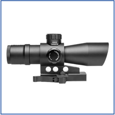 NcStar - 4X32 Mark III Tactical Gen II - Blue & Green Mil-Dot