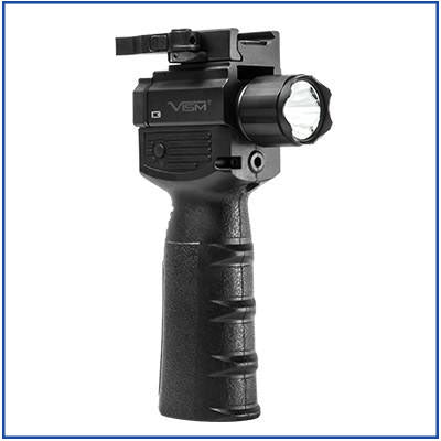 NcStar - Vertical Grip w/Strobe Flashlight & Green Laser