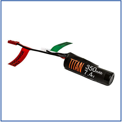 Titan Power 7.4v 350mAh 10c FCU Li-Ion