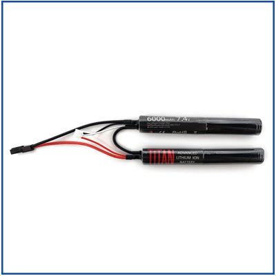 Titan Power 7.4v 6000mAh 16c Nun-Chuck Li-Ion Battery
