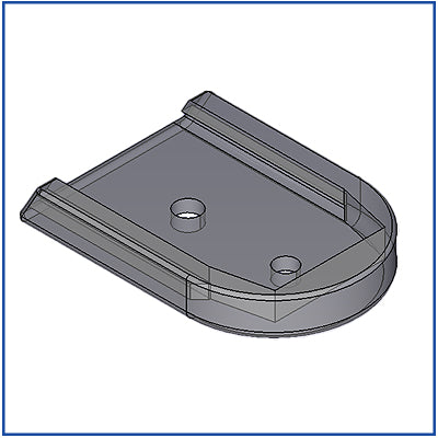 VIP Custom - CZ P-09 - Nylon Magazine Base Plate