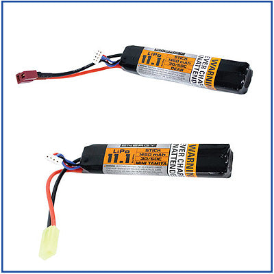 Valken 11.1v 1450mAh 30/50C Stick LiPo