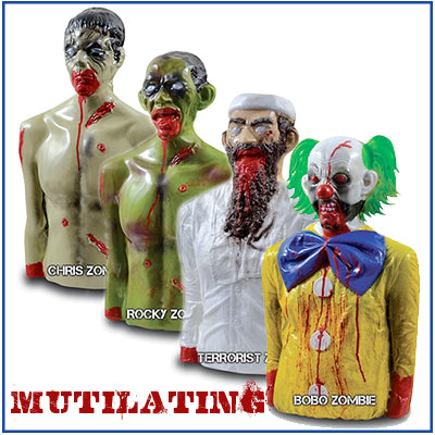 Zombie Industries Reactive Mutilating Targets